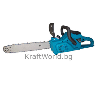 Акумулаторна Резачка за Дърва 40 см с Двойна Батерия, 2 Шини и 2 Вериги