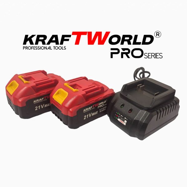 Акумулаторен поялник / лепачка за ППР тръби KraftWorld 21V с дисплей