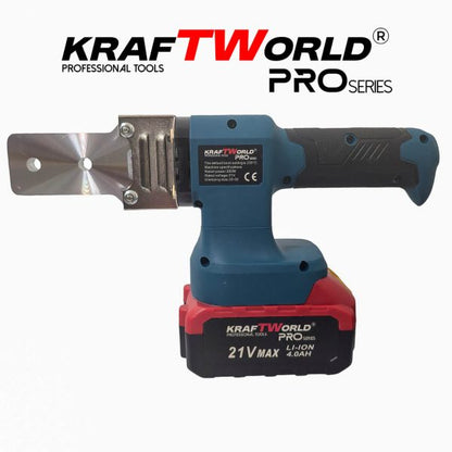 Акумулаторен поялник / лепачка за ППР тръби KraftWorld 21V с дисплей
