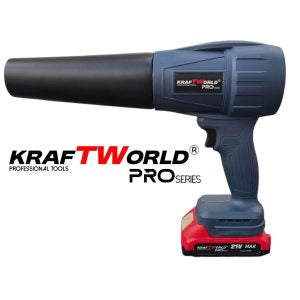 Акумулаторна турбо духалка KraftWorld PRO 21V с 3 приставки