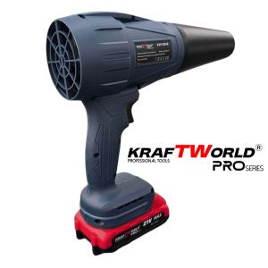 Акумулаторна турбо духалка KraftWorld PRO 21V с 3 приставки