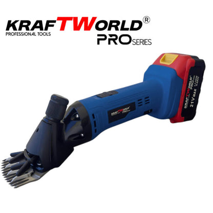 Акумулаторна машинка за подстригване на животни KraftWorld с 2 батерии