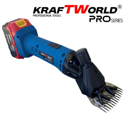 Акумулаторна машинка за подстригване на животни KraftWorld с 2 батерии