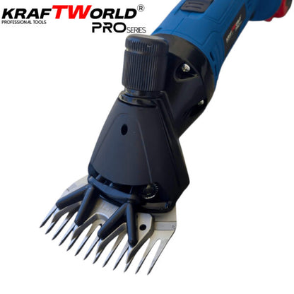 Акумулаторна машинка за подстригване на животни KraftWorld с 2 батерии