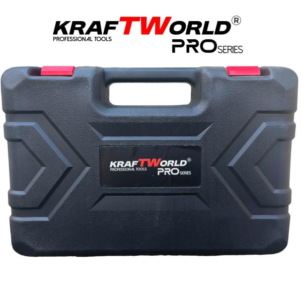 Акумулаторна ударна тресчотка 3/8″ 68Nm KraftWorld с 2 батерии12V