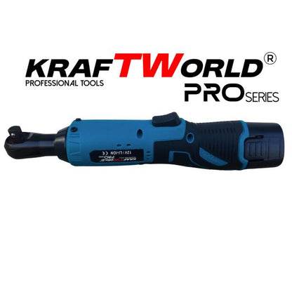 Акумулаторна ударна тресчотка 3/8″ 68Nm KraftWorld с 2 батерии12V