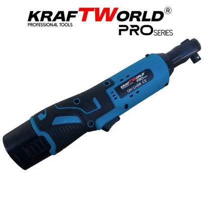 Акумулаторна ударна тресчотка 3/8″ 68Nm KraftWorld с 2 батерии12V