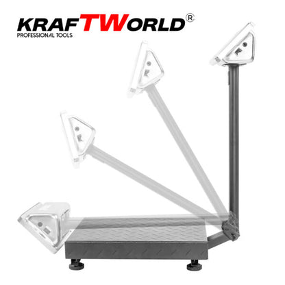 Електронен платформен кантар KraftWorld – до 300 кг, платформа 45×60см