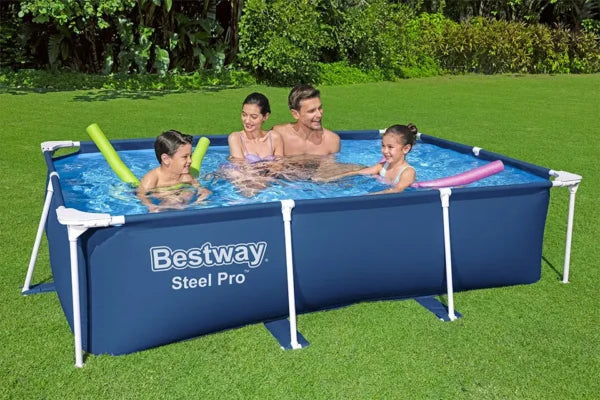 Сглобяем Басейн BESTWAY Steel Pro 56411 300x201x66 см с Филтърна Помпа