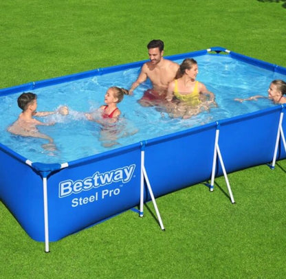 Сглобяем Басейн BESTWAY Steel Pro 56411 300x201x66 см с Филтърна Помпа