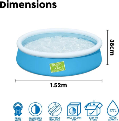 Басейн Детски Надуваем 152×38см Bestway 57241 Splash and Play