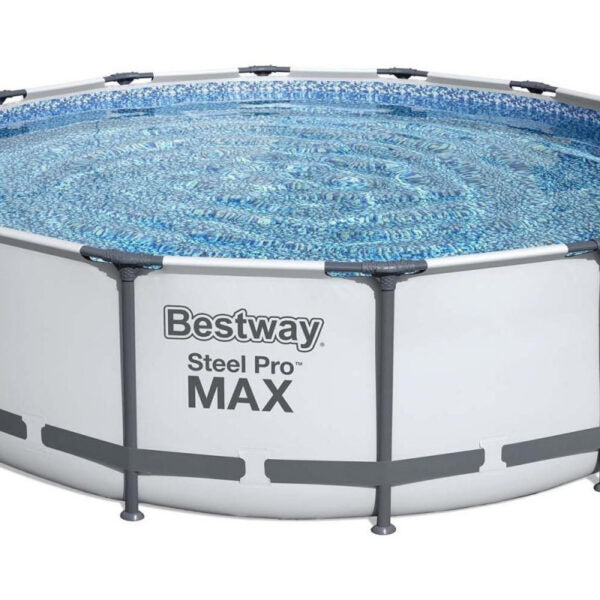 Сглобяем Басейн Bestway 56950 Steel Pro Max с филтърна помпа 427×107см