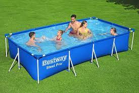 Сглобяем Басейн Bestway 56424 Steel Pro 400x211x81см с Филтърна Помпа