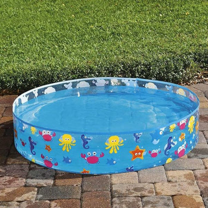 Детски кръгъл басейн Bestway 55028 Fill-N-Fun 122×25 см – твърди стени