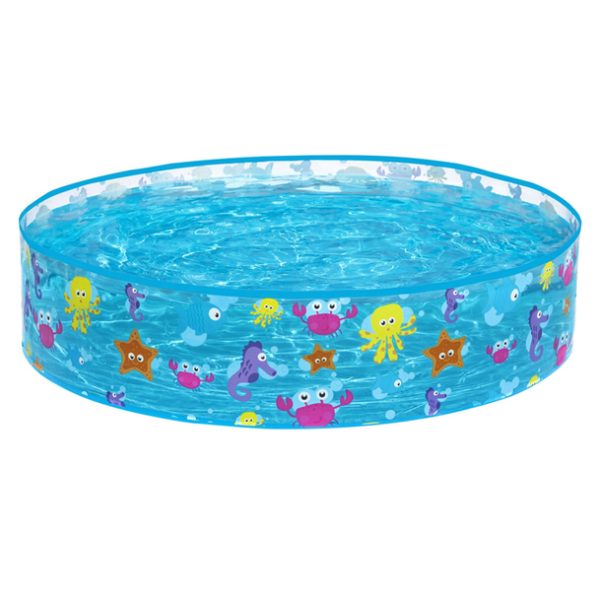 Детски кръгъл басейн Bestway 55028 Fill-N-Fun 122×25 см – твърди стени