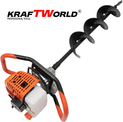 Бензинов Свредел KraftWorld – Градински Свредел с Двутактов Мотор