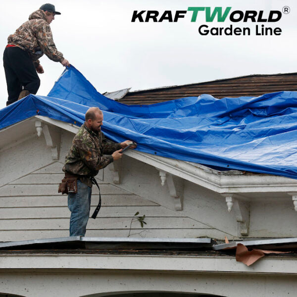 Устойчив Брезент Kraftworld Garden Line – 70 g/m², с гумирани ъгли, различни размери