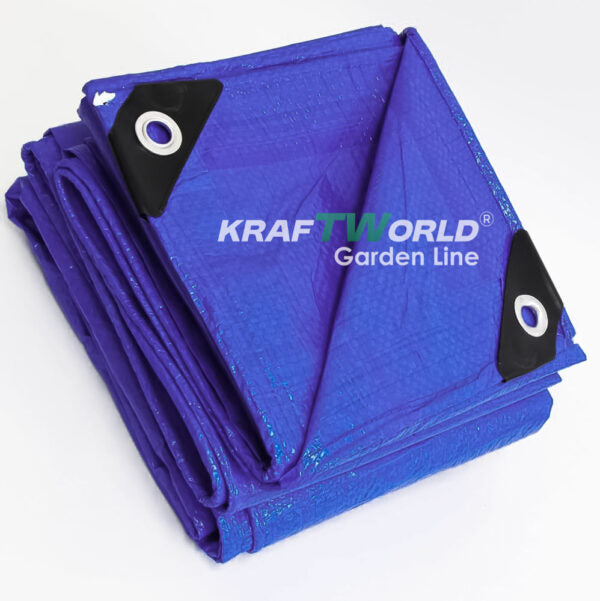 Устойчив Брезент Kraftworld Garden Line – 70 g/m², с гумирани ъгли, различни размери