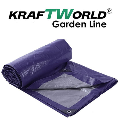 Устойчив Брезент Kraftworld Garden Line – 70 g/m², с гумирани ъгли, различни размери