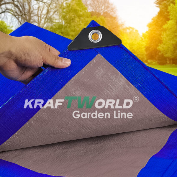 Устойчив Брезент Kraftworld Garden Line – 70 g/m², с гумирани ъгли, различни размери