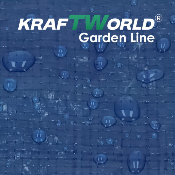 Устойчив Брезент Kraftworld Garden Line – 70 g/m², с гумирани ъгли, различни размери