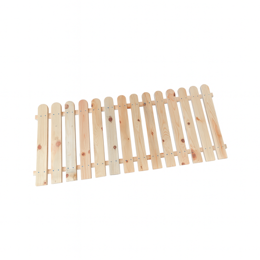 Дървена декоративна ограда 200×50 см – масив за градина, площадки и алеи