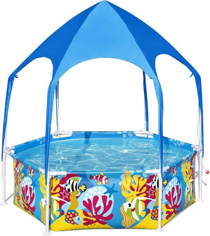 Басейн Сглобяем BESTWAY Steel Pro 183×51см с Покрив