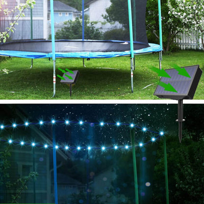 Детски батут с мрежа 244см с ПОДАРЪΚ LED Лампички – Подсилена конструкция и UV защита