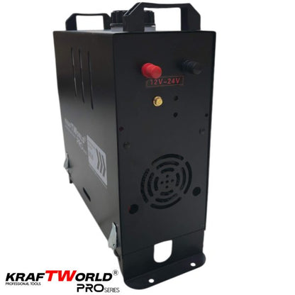 Преносима дизелова печка с 4 въздуховода KraftWorld 8kW 12V – дистанционно, нисък разход