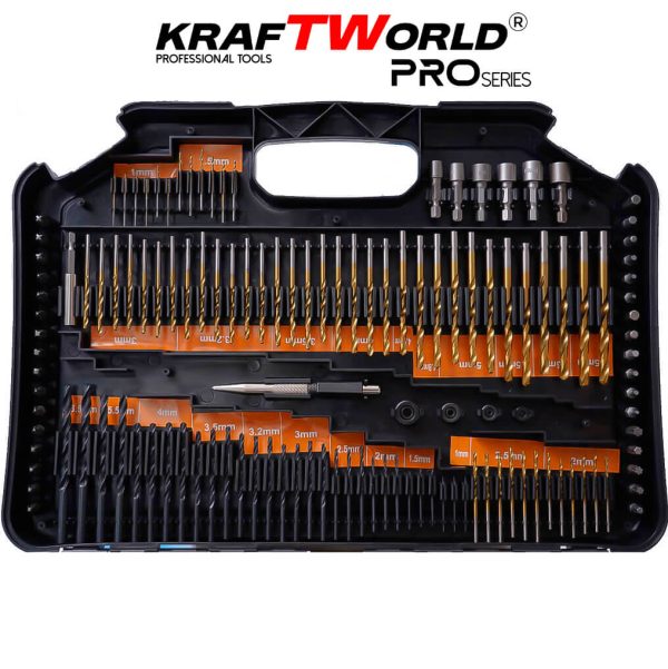 Комплект Битове и Свредла kraftworld – 246 части + Куфар