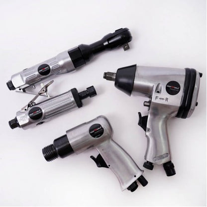 ПРОМО ПАКЕТ Пневматични инструменти 72ч + Компресор за въздух 25л. KraftWorld