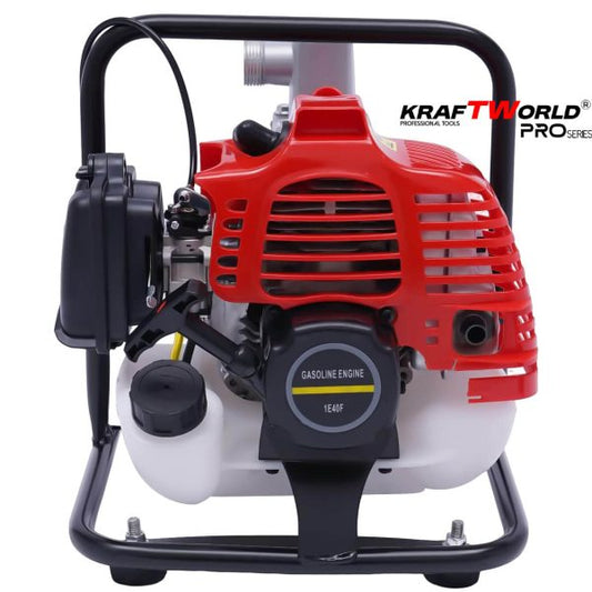 KraftWorld Водна Помпа 1″ Бензинова, Двутактова 1.8kW 74cc до 30м напор