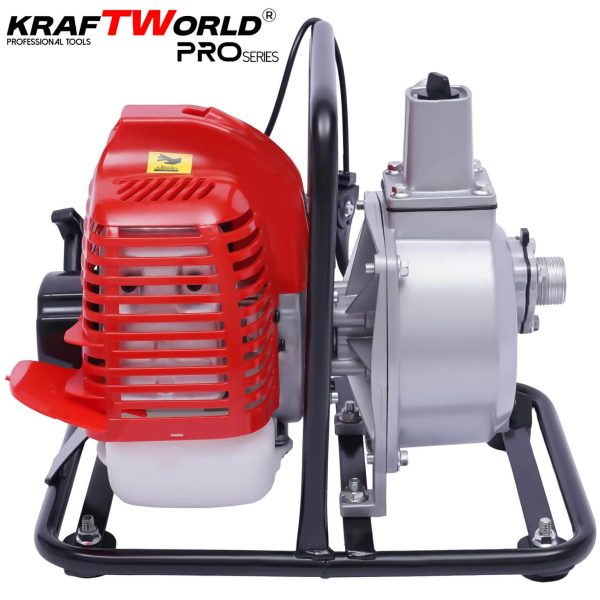KraftWorld Водна Помпа 1″ Бензинова, Двутактова 1.8kW 74cc до 30м напор