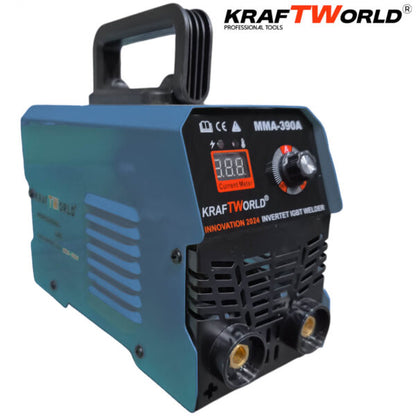 Инверторен Електрожен KraftWorld с Подарък Соларна Маска и Ръкавици – Професионален Комплект