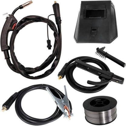 KraftWorld Инверторен Телоподаващ Електрожен 3в1 MIG/MAG/TIG 250A с газ и без газ