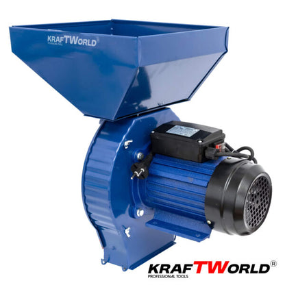 Фуражомелка KraftWorld 3.9kW Комплект с 4 Сита – Ярмомелка