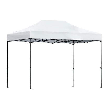 Бяла Сгъваема градинска шатра 3×4.5м – здрава, водоустойчива и лесна за разпъване