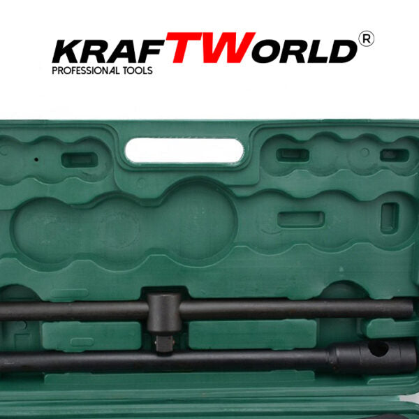 Камионджийско гедоре 26 части KraftWorld – 3/4″ & 1″, ударни вложки 21–65 мм
