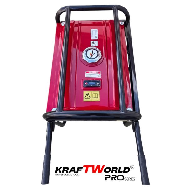 Бензинов Четиритактов генератор KraftWorld 4.5 kW с колела и дръжки