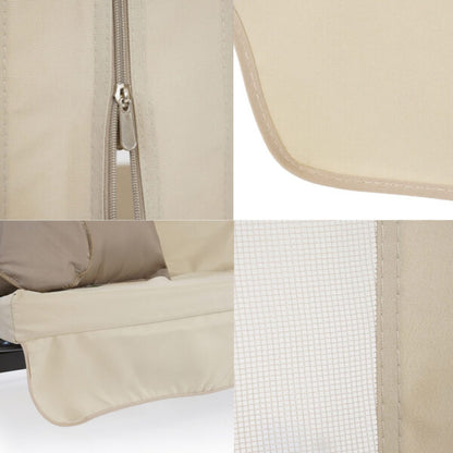 Луксозна градинска люлка Marbella с шатра и мрежа – трансформираща се в легло