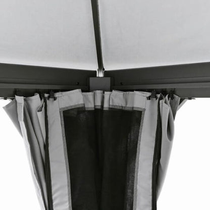 Градински павилион Palermo 3×3м с комарници, завеси и стабилна метална рамка