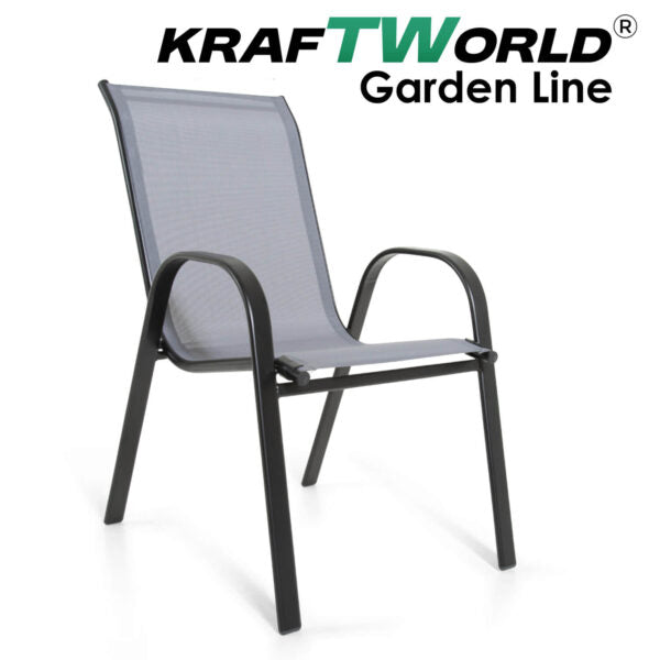 Градински Сет Capri KraftWorld 4 стола и маса – водоустойчиви с UV защита