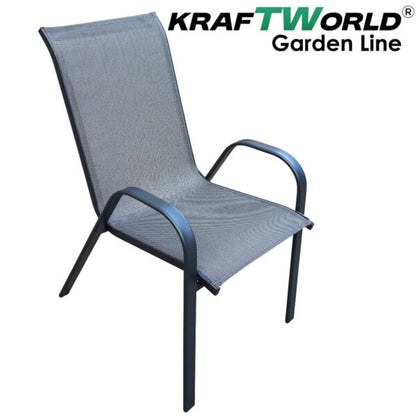 Градински Сет Capri KraftWorld 4 стола и маса – водоустойчиви с UV защита