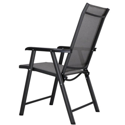 Градински стол Позитано – Kraftworld Garden сгъваем, дишащ, с регулируема облегалка,за градина и къмпинг