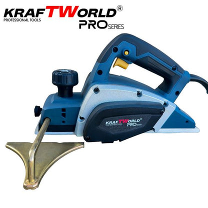 Електрическо Гредово Ренде 800W KraftWorld – 82 мм, 0–2,5 мм дълбочина, 16 000 об./мин