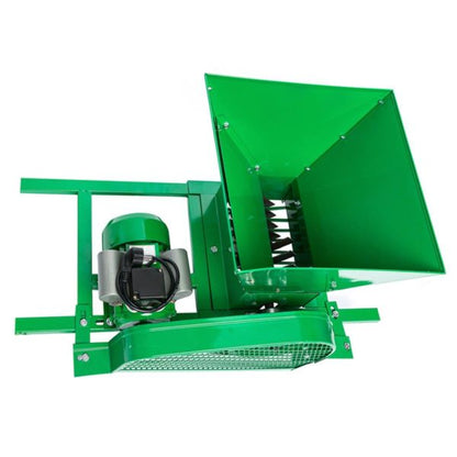 Електрическа гроздомелачка 750W – издръжливи ролки, стоманена вана, 450кг/час