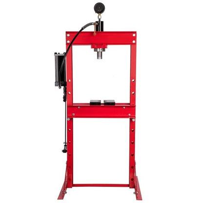 Хидравлична преса с педал 30 тона – манометър, регулируема маса