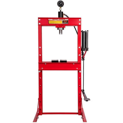Хидравлична преса с педал 30 тона – манометър, регулируема маса