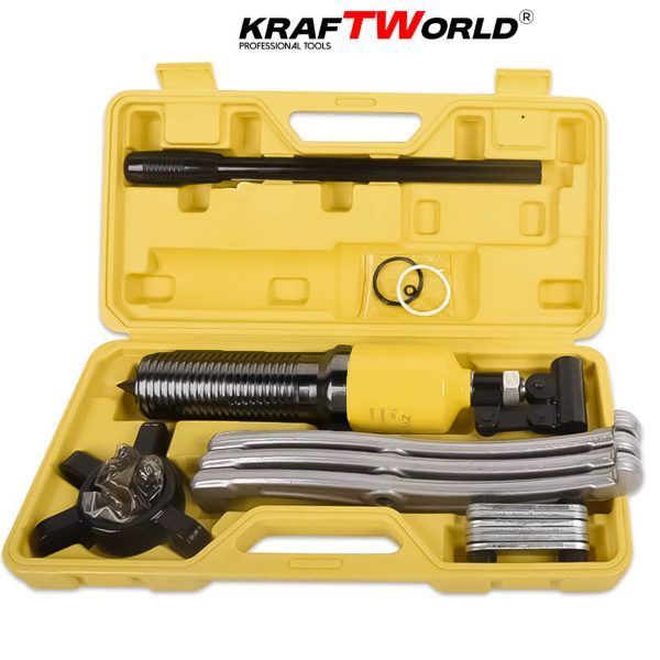 Професионална Хидравлична скоба KraftWorld 15T – за лагери, фланци и зъбни колела