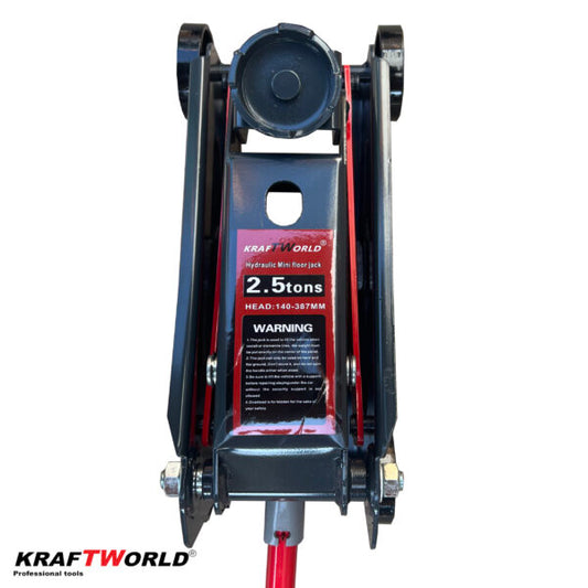 Професионален Комплект Крик 2,5т и 2бр Стойки 3т KraftWorld за кола,бус,джип